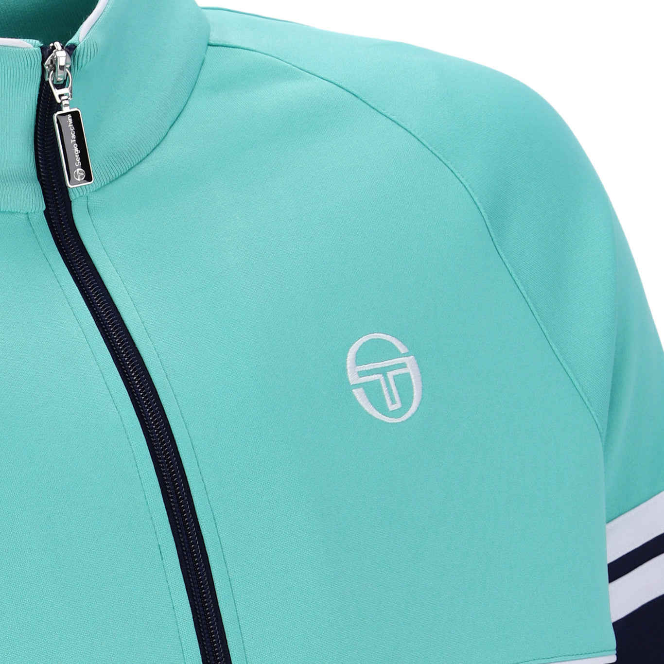 Sergio Tacchini Orion Track Top Cyan/Navy