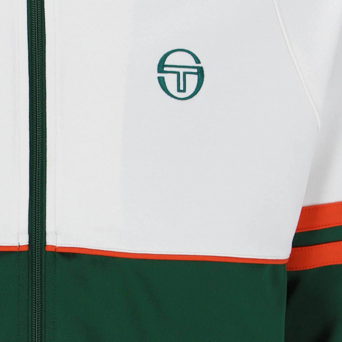 Sergio Tacchini Orion Track Top Cream/Green