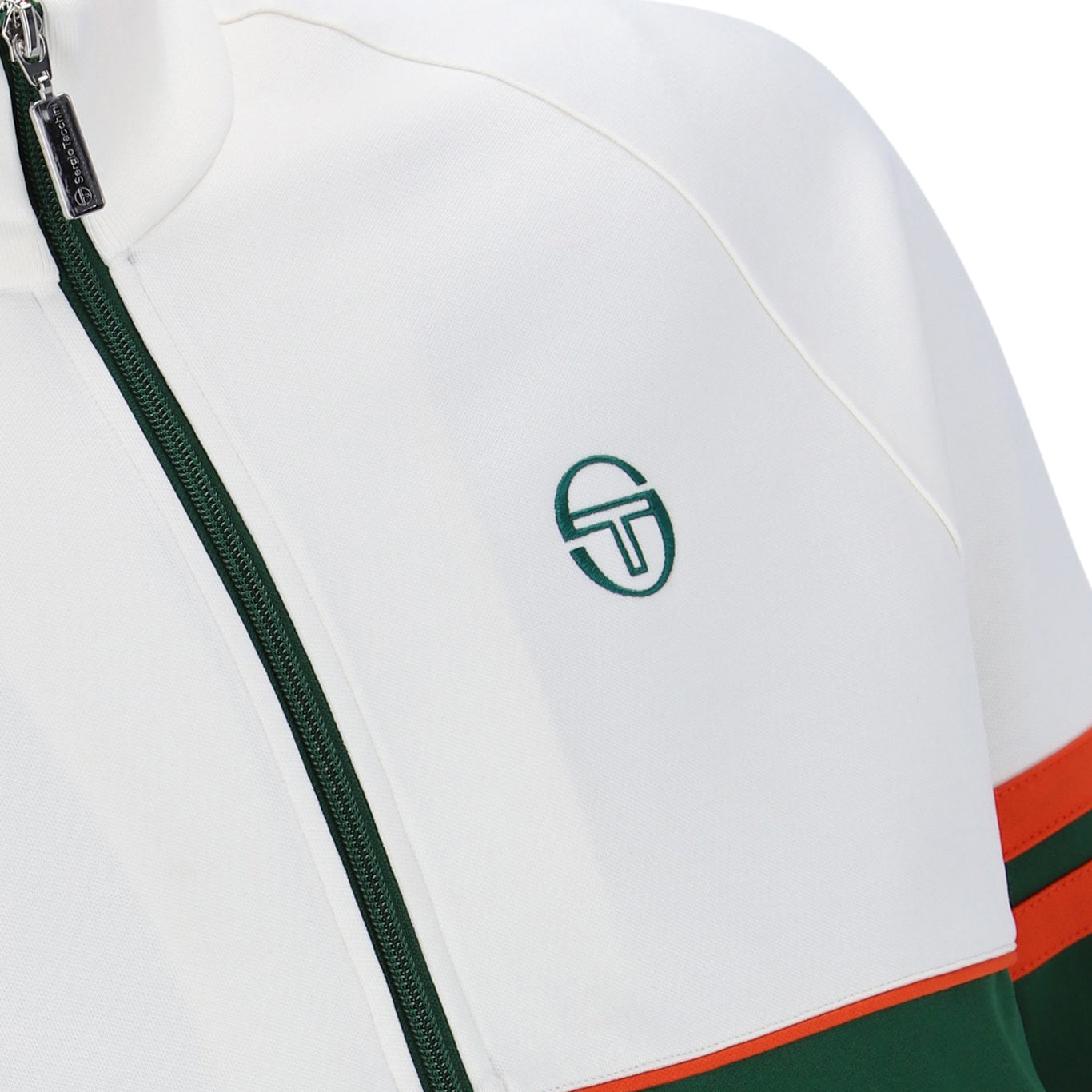 Sergio Tacchini Orion Track Top Cream/Green
