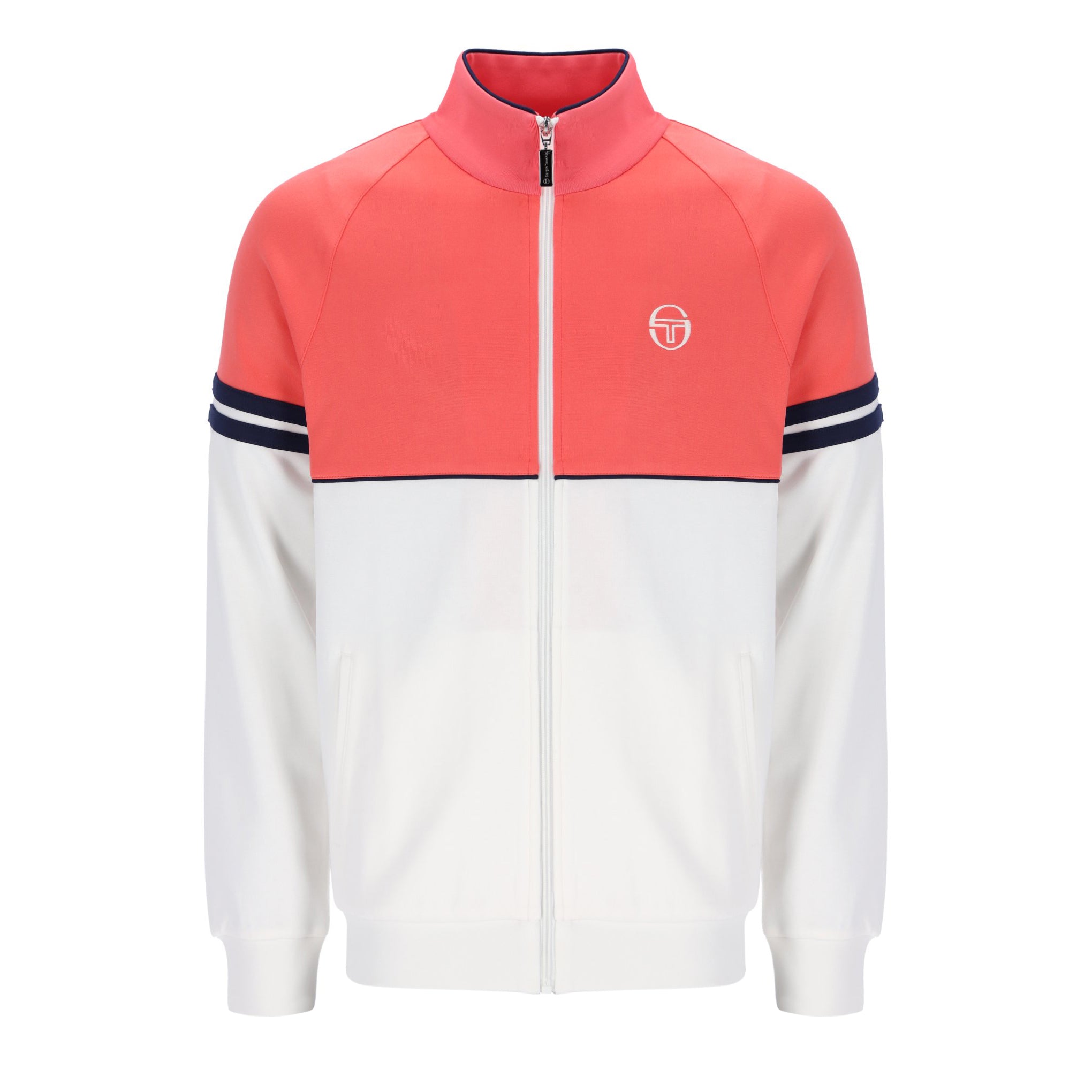 Sergio Tacchini Orion Track Top Pink/White