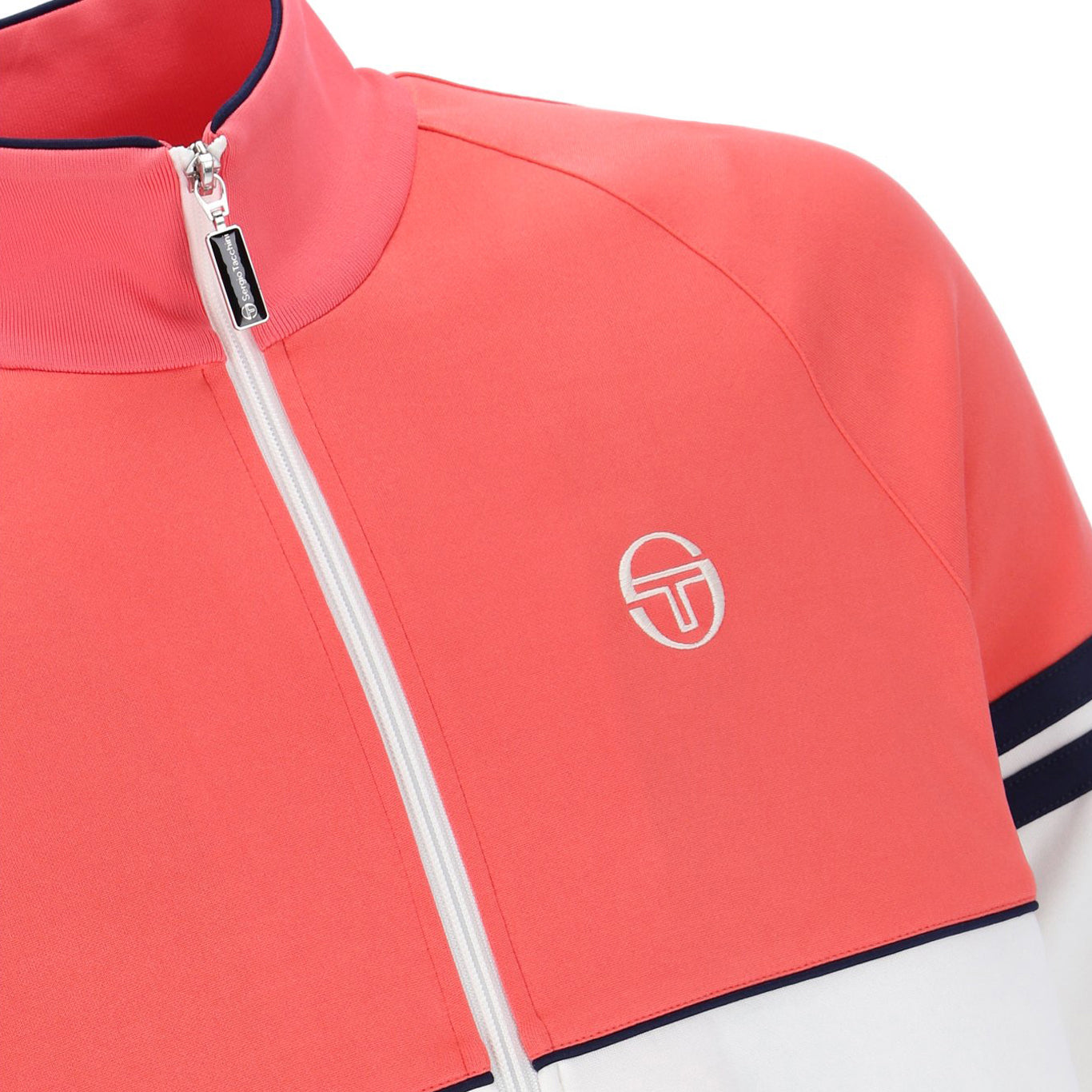 Sergio Tacchini Orion Track Top Pink/White