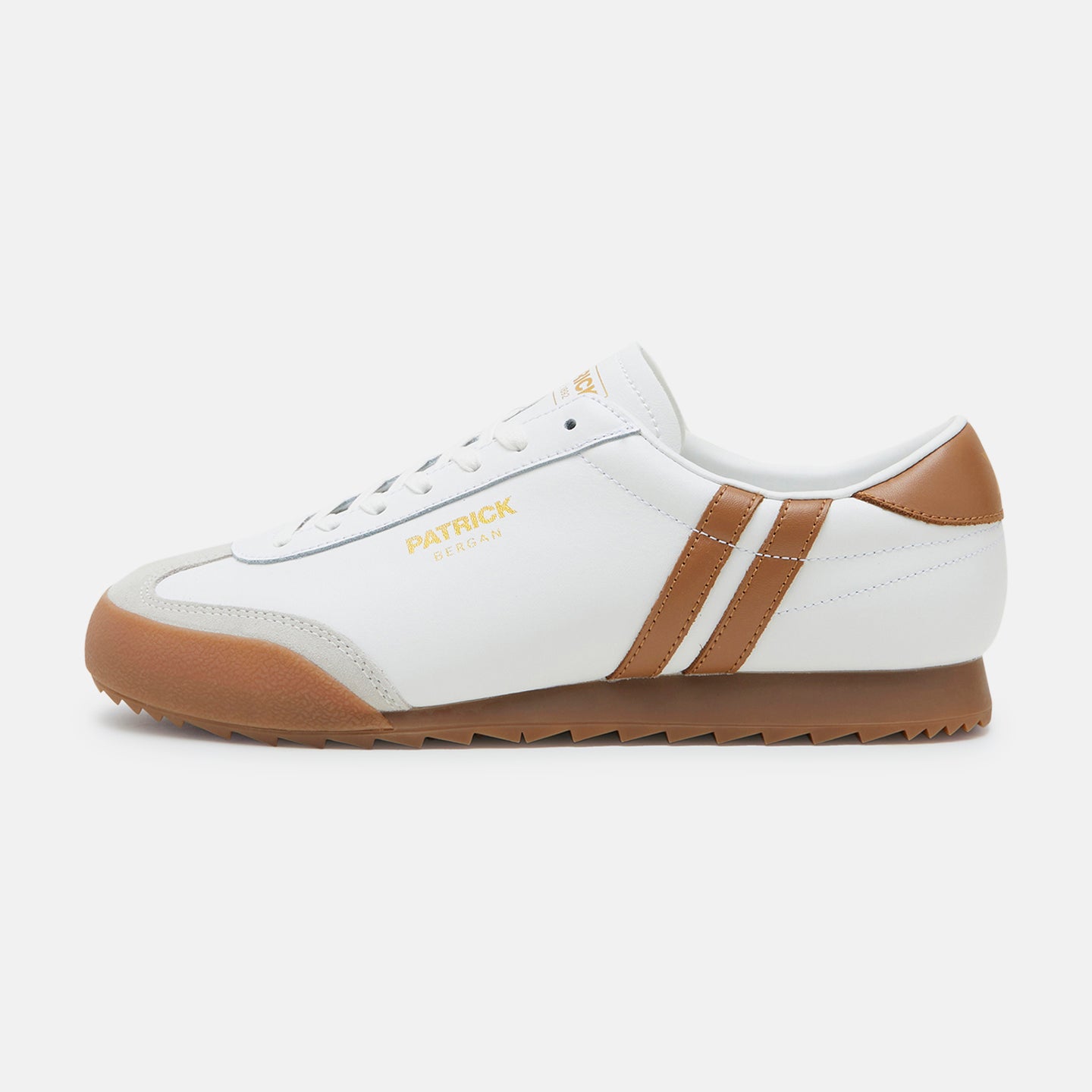 Patrick Bergan Trainers White/Tan