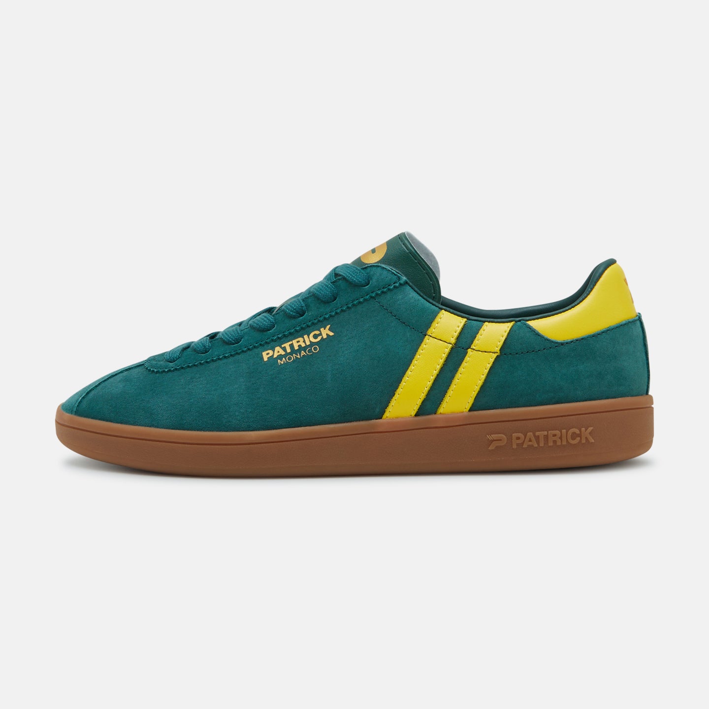 Patrick Monaco Suede Trainers Green/Yellow