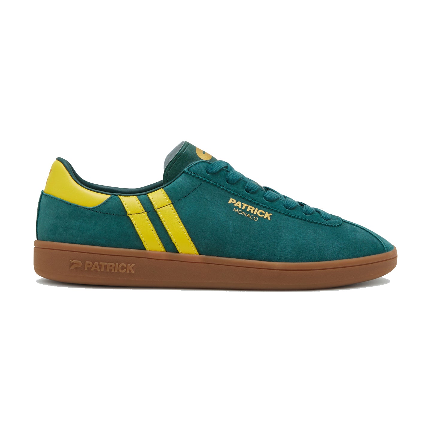 Patrick Monaco Suede Trainers Green/Yellow