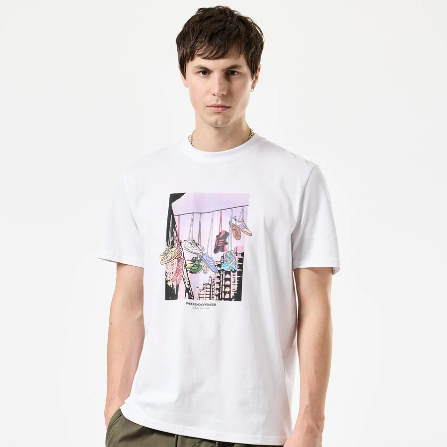 Weekend Offender Turf Wars T-Shirt White
