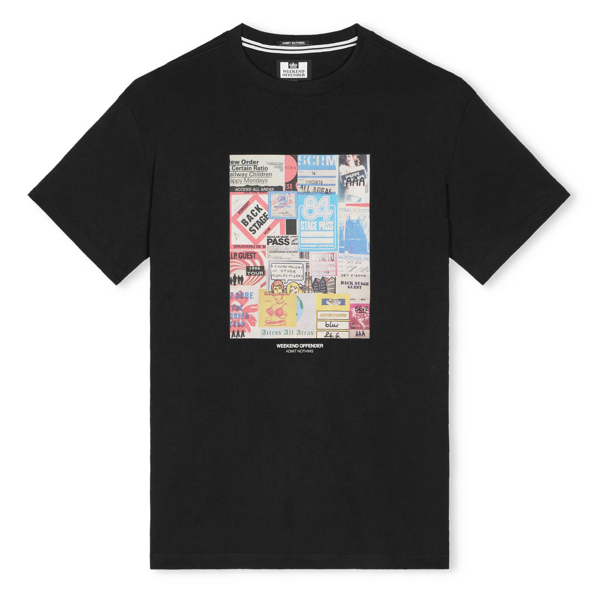 Weekend Offender Passes T-Shirt Black