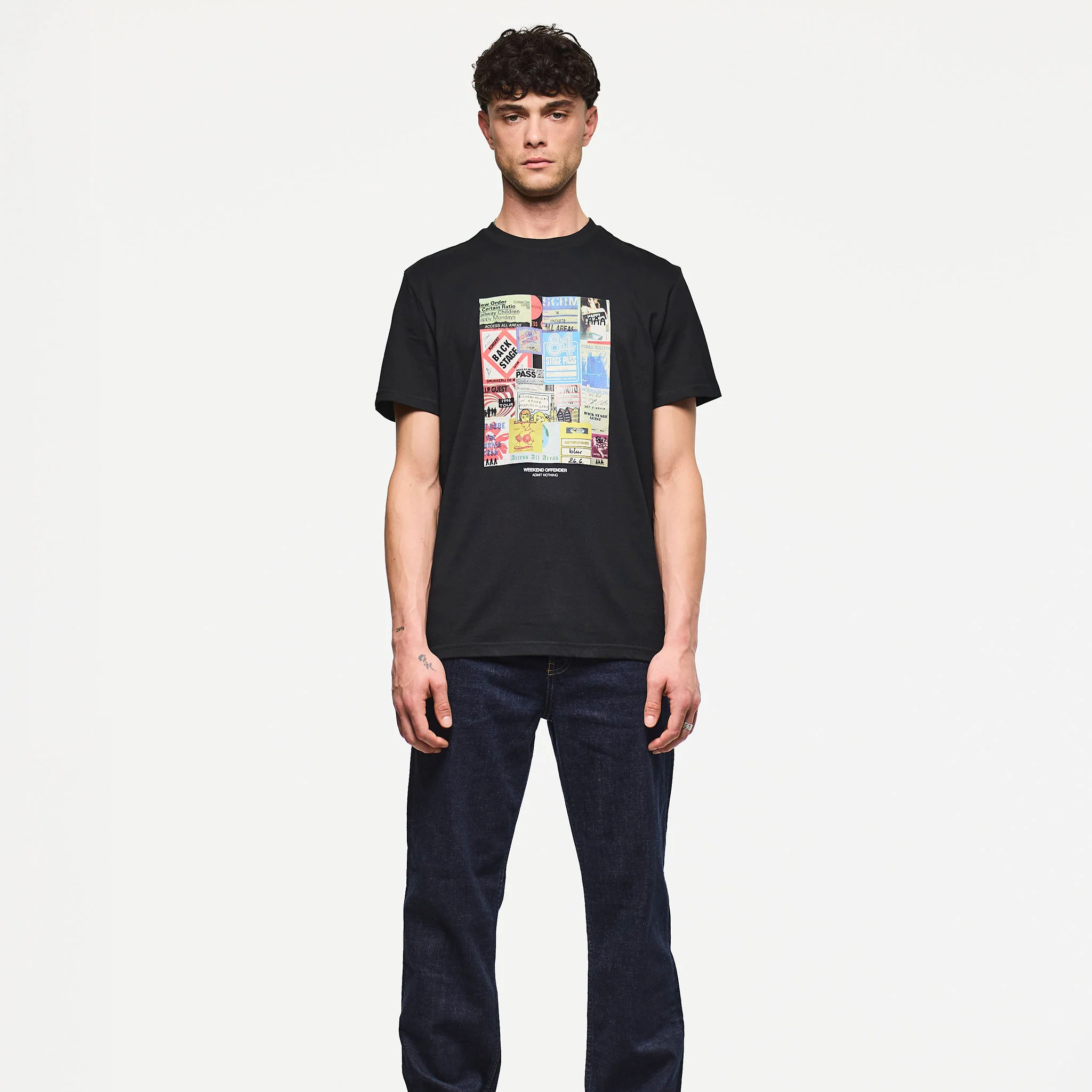 Weekend Offender Passes T-Shirt Black