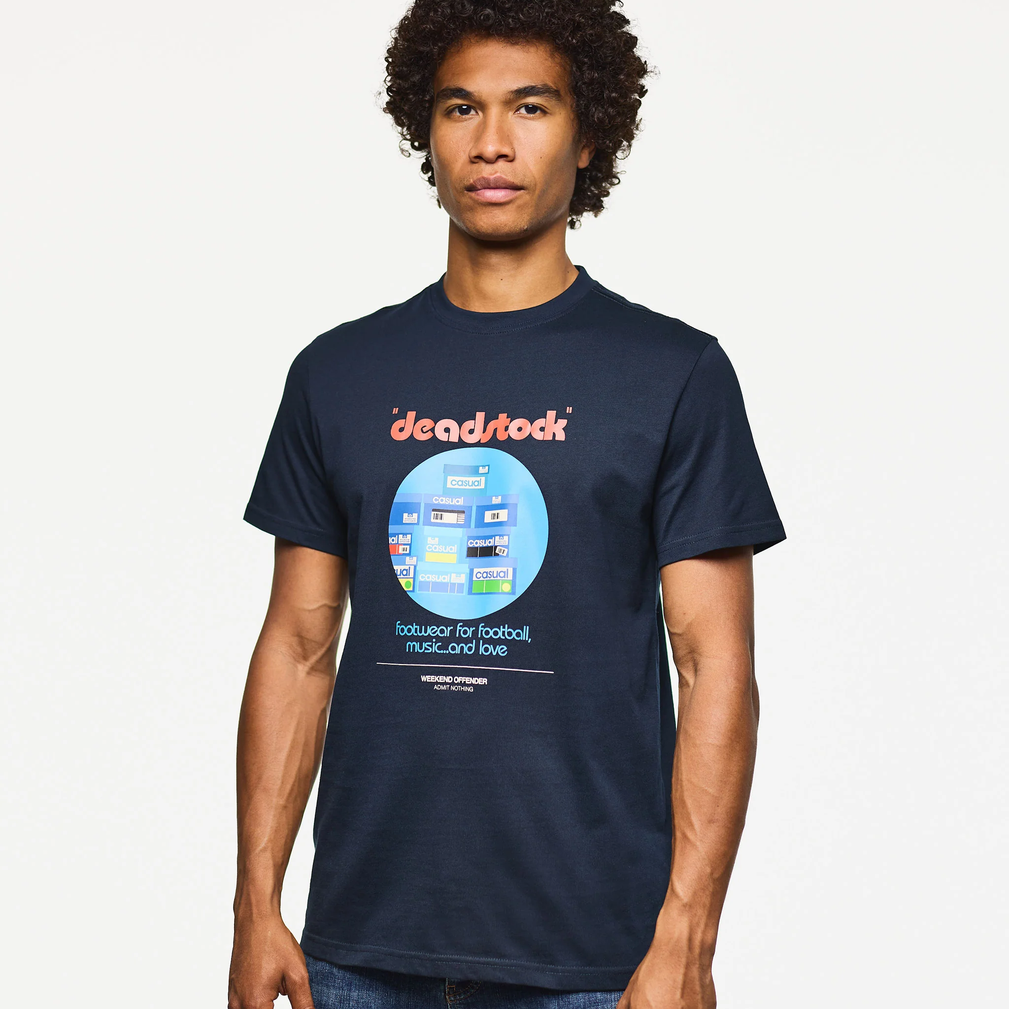 Weekend Offender Deadstock T-Shirt Navy