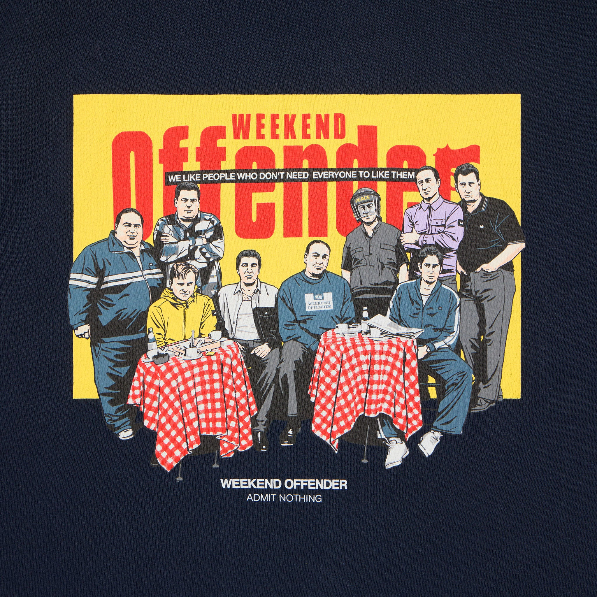 Weekend Offender Satriale's T-Shirt Navy