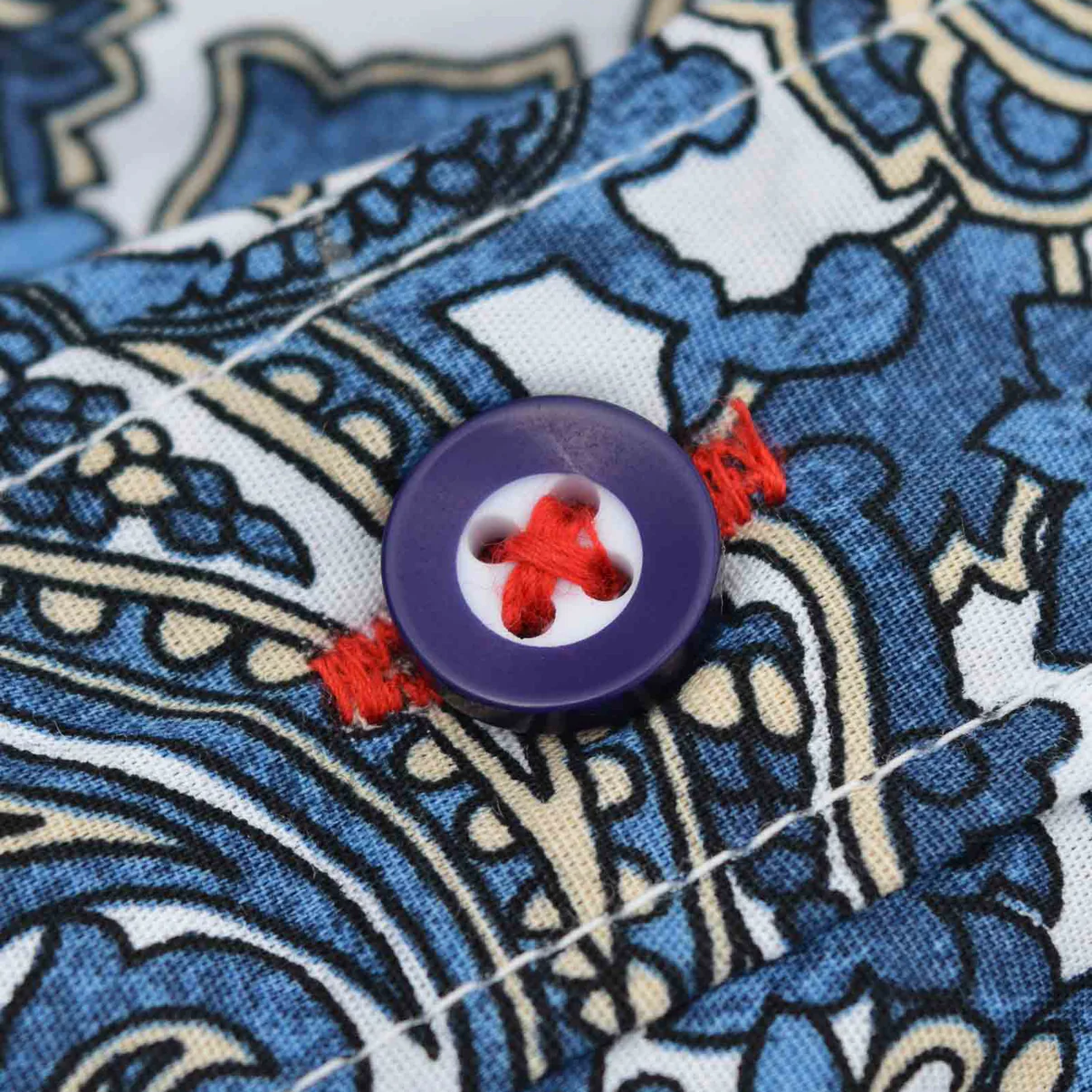 Lambretta Paisley Shirt Sky