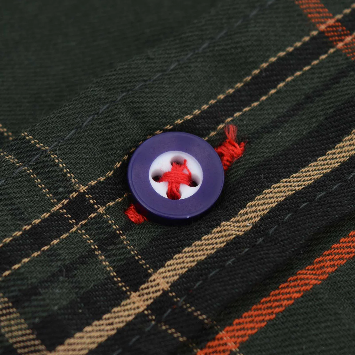 Lambretta Check Shirt Khaki