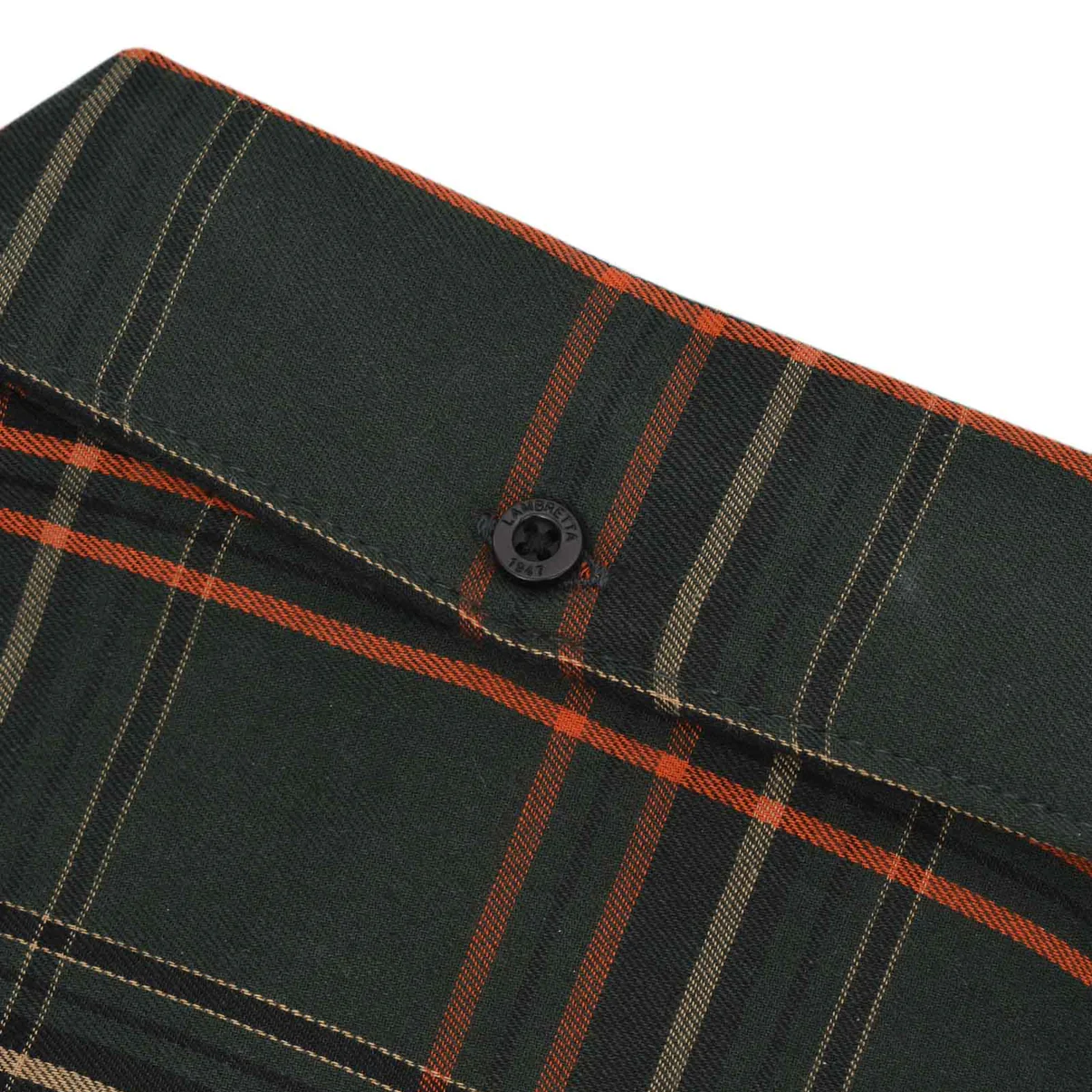 Lambretta Check Shirt Khaki