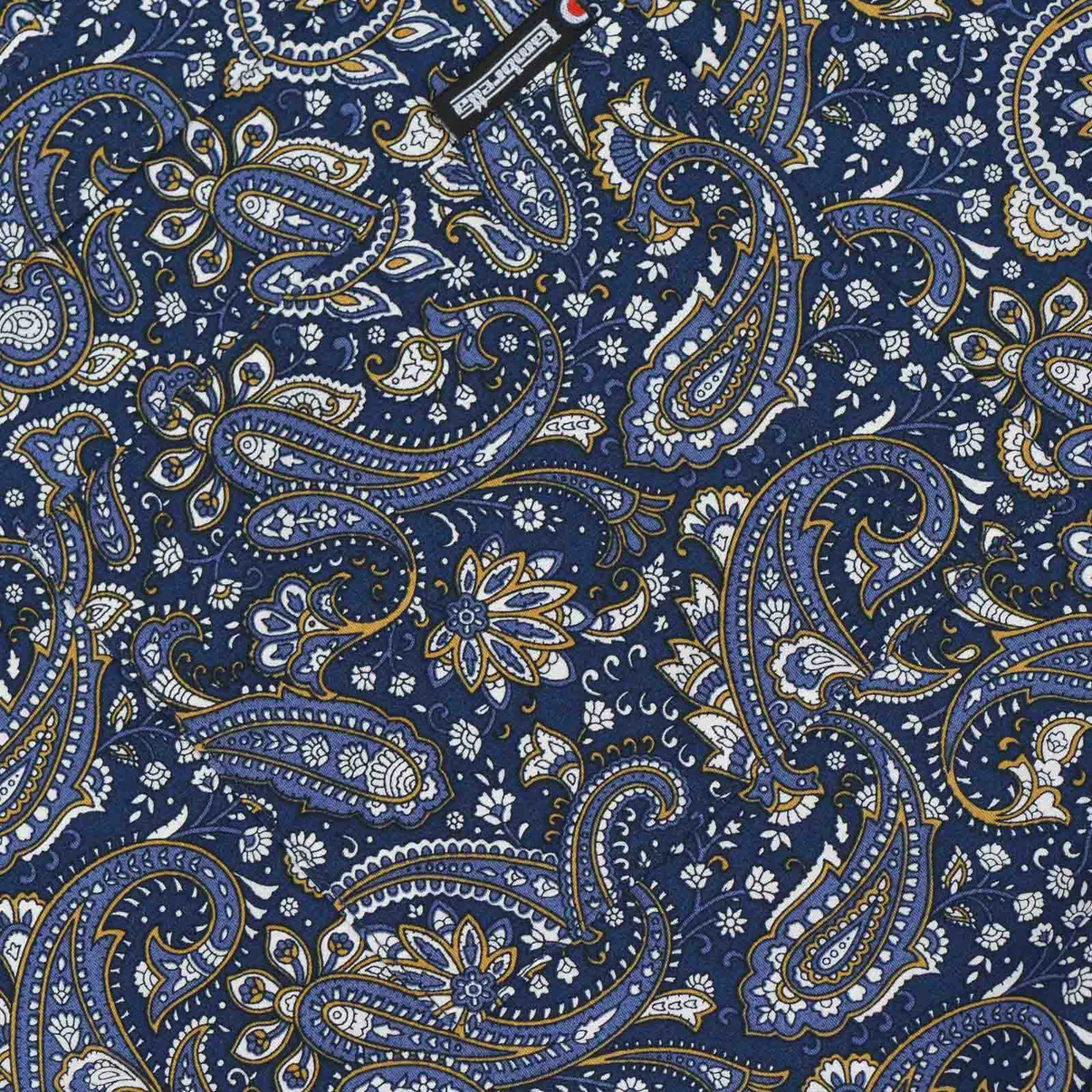 Lambretta Paisley Shirt Navy