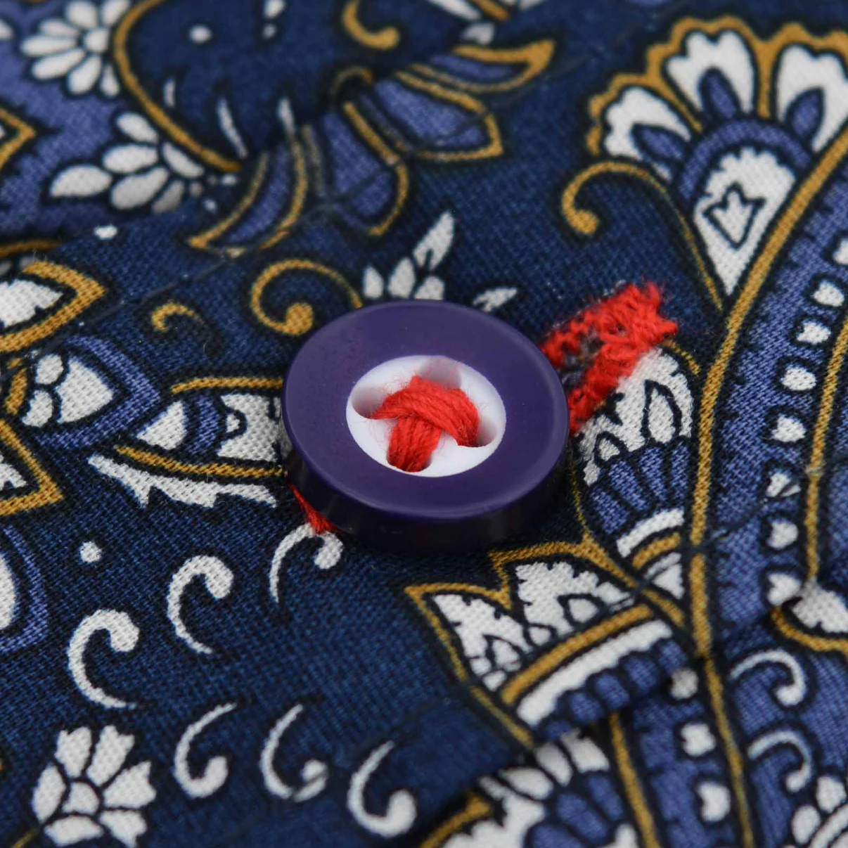 Lambretta Paisley Shirt Navy