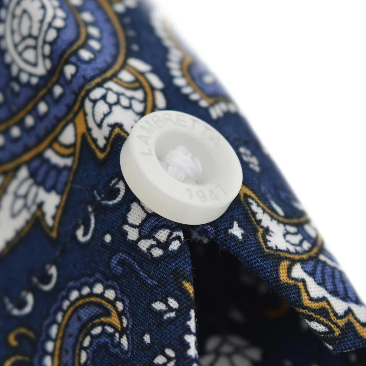 Lambretta Paisley Shirt Navy