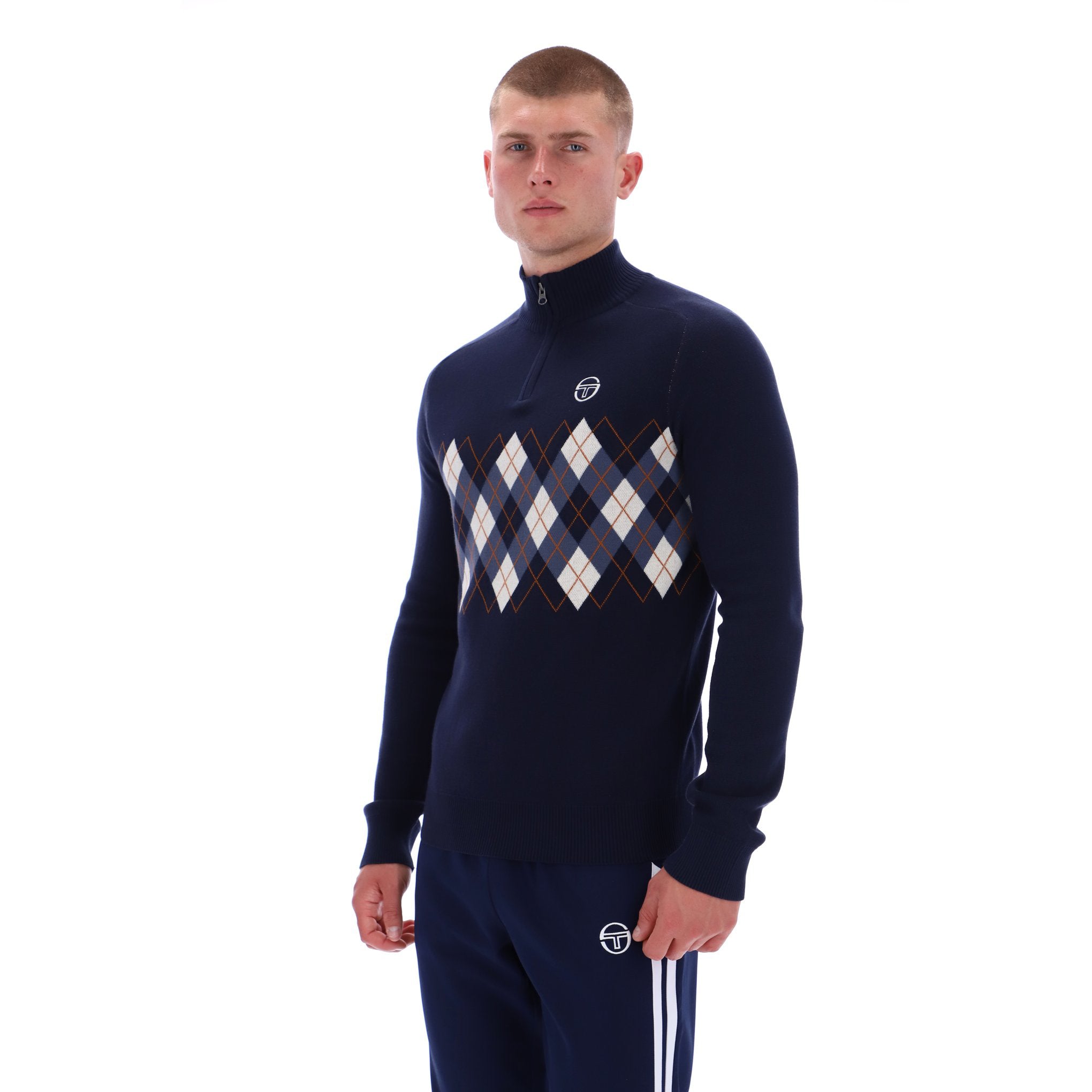 Sergio Tacchini Sangro Quarter Zip Navy