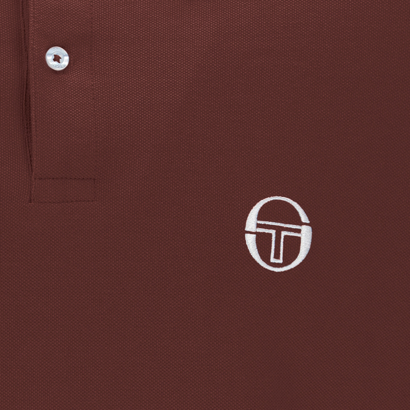 Sergio Tacchini Long Sleeve Polo Shirt Brown