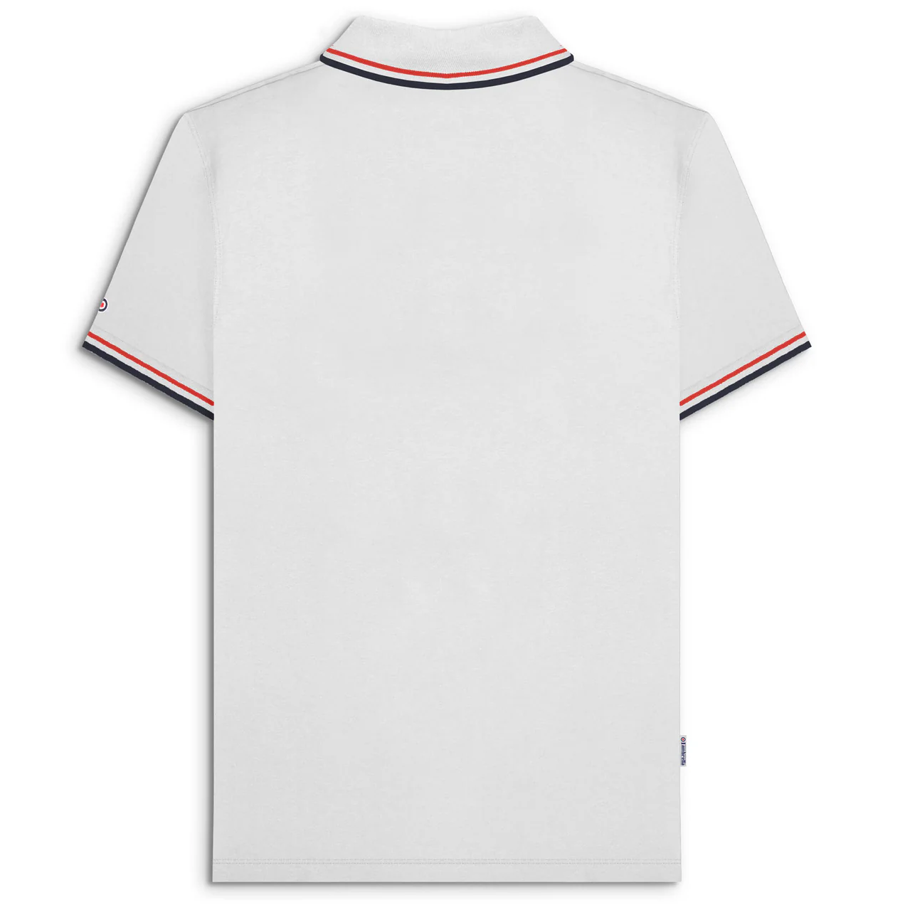 Lambretta Twin Tip Polo Shirt White