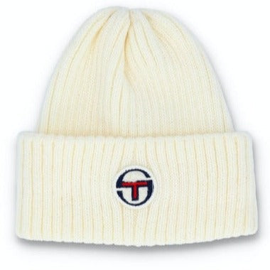 Sergio Tacchini Monk Beanie Hat Cream