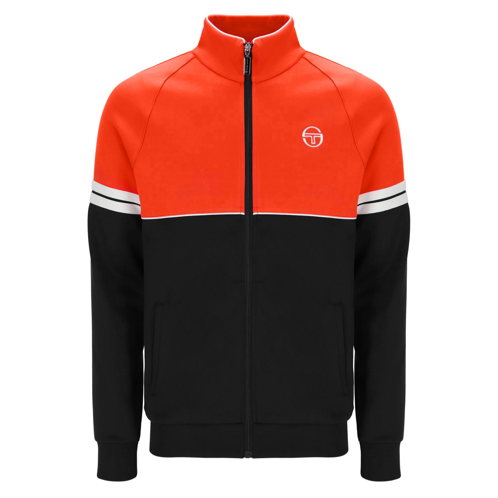 Sergio Tacchini Orion Track Top Black/Orange