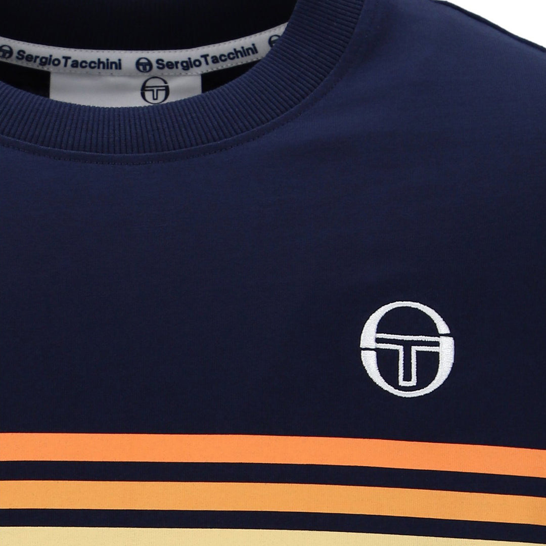Sergio Tacchini New Melfi T-Shirt Navy/Orange