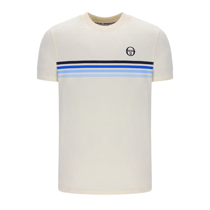 Sergio Tacchini New Melfi T-Shirt Cream/Blue