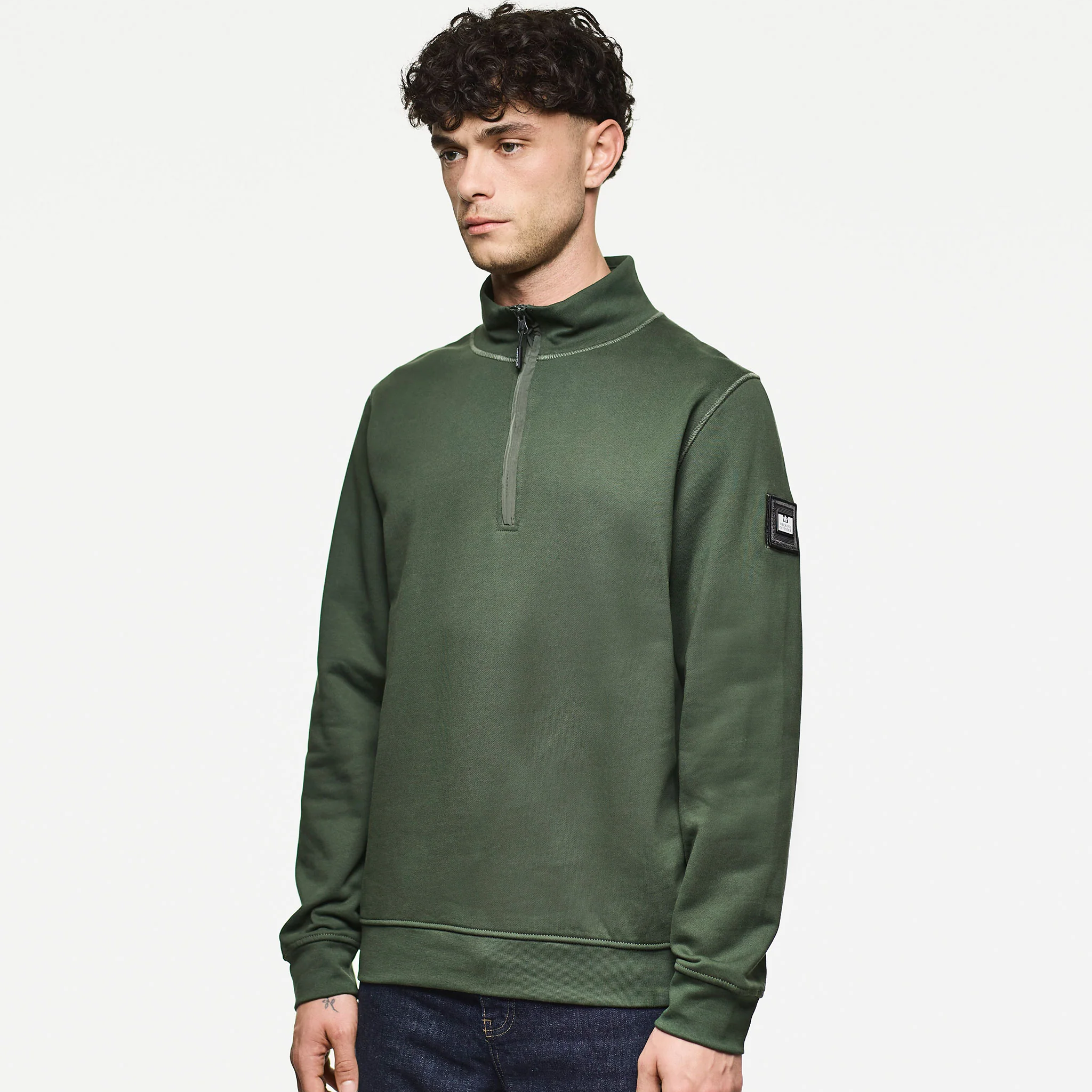 Weekend Offender Kraviz Zip Sweatshirt Forest