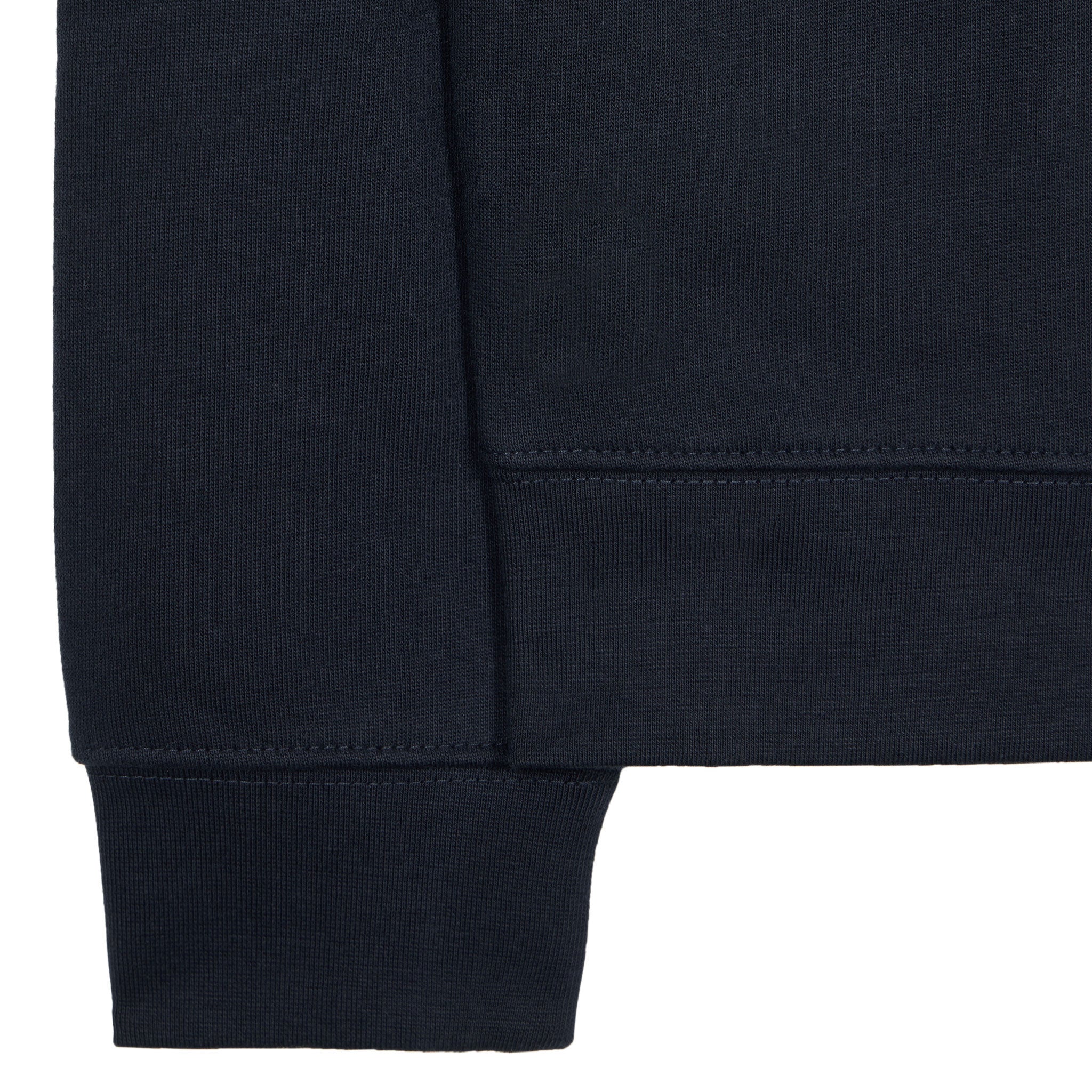 Weekend Offender Matisa Check Zip Sweatshirt Navy