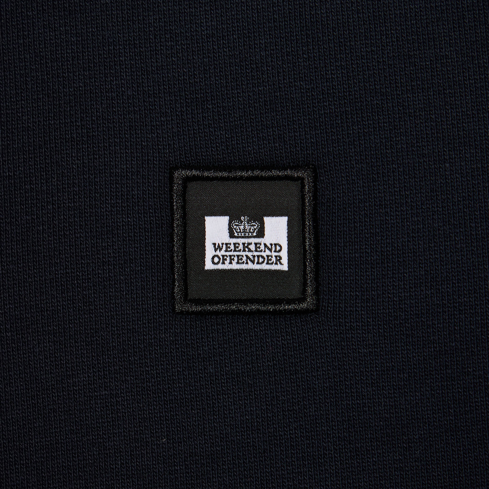 Weekend Offender Vega Check Sweatshirt Navy