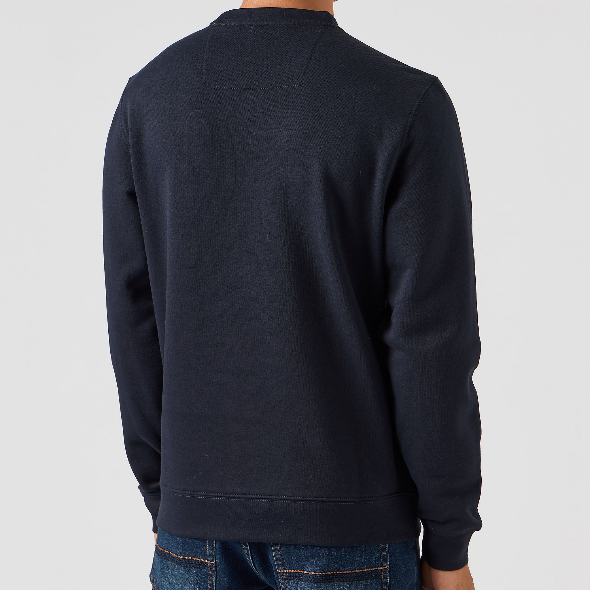 Weekend Offender Vega Check Sweatshirt Navy