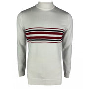 Ska & Soul "Knebworth" Knit Turtleneck Ecru