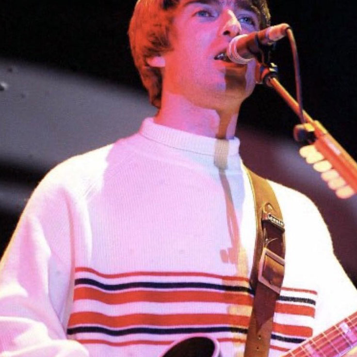 Ska & Soul "Knebworth" Knit Turtleneck Ecru