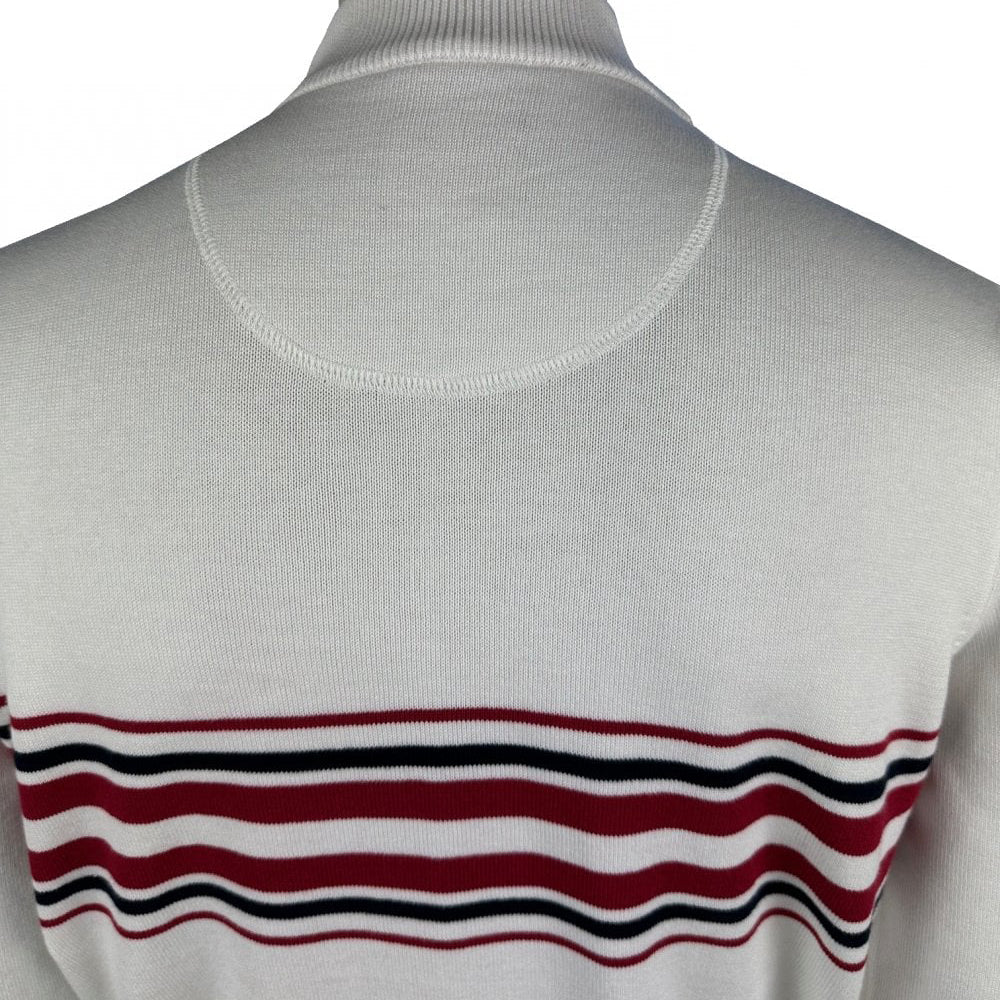 Ska & Soul "Knebworth" Knit Turtleneck Ecru