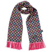 Tootal Silk Scarf Black