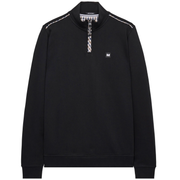 Weekend Offender Matisa Check Zip Sweatshirt Black
