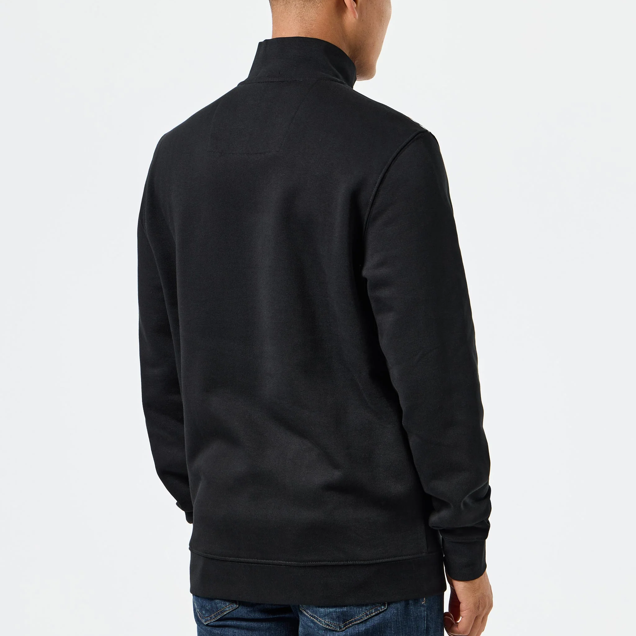 Weekend Offender Matisa Check Zip Sweatshirt Black