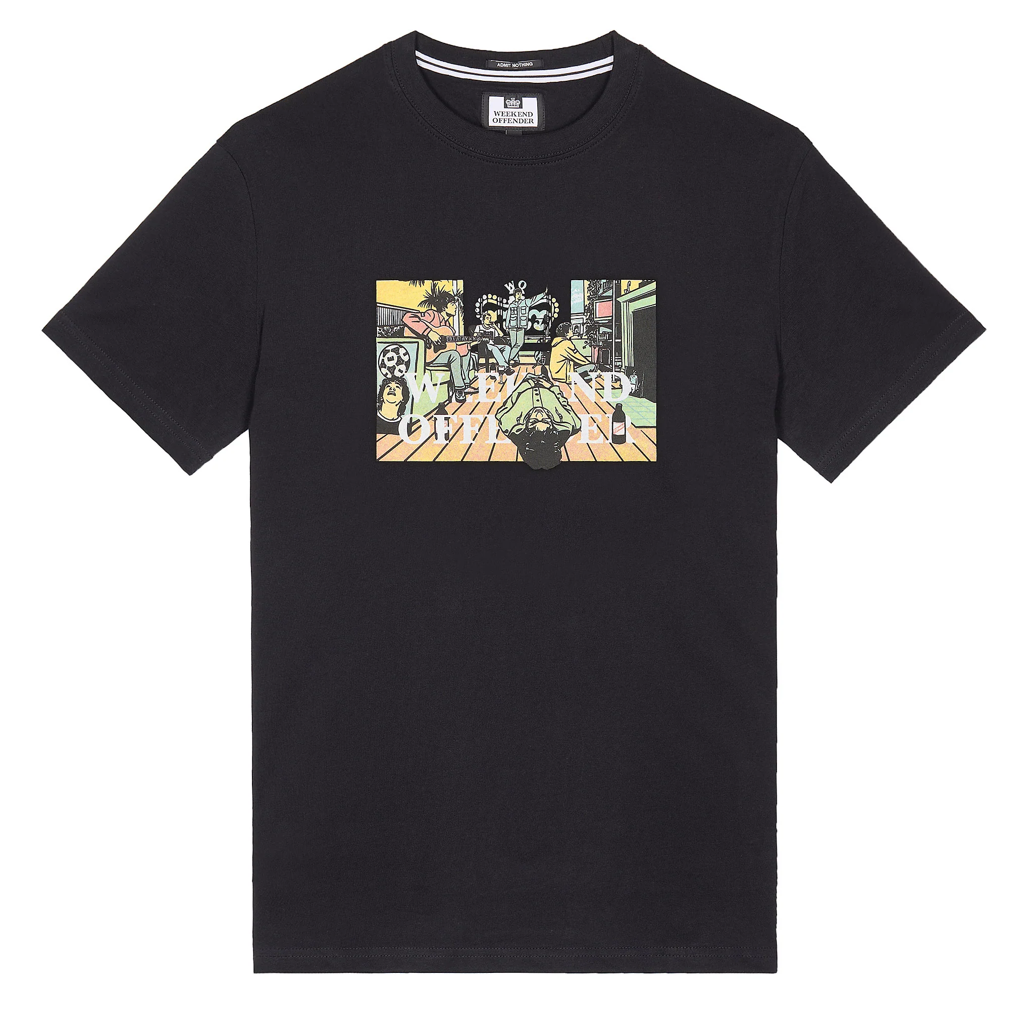 【幕男 きいろ】幕男The Arth×URBAN FOREST Weekend Offender Stratford Avenue Oasis T-Shirt - Black - Men's