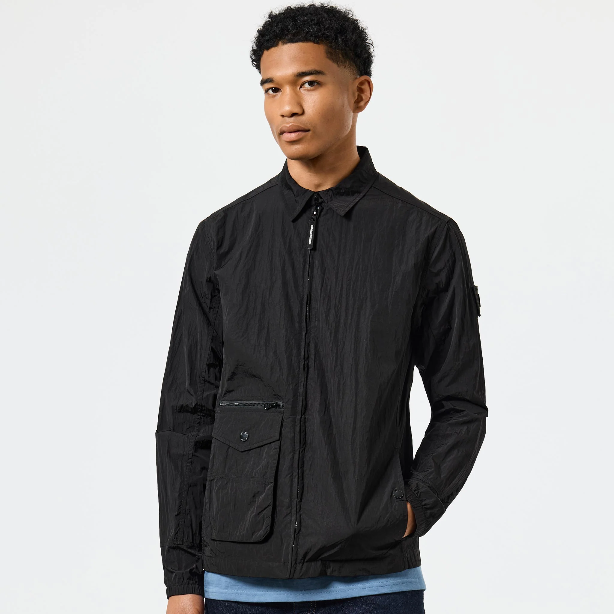 Weekend Offender Vinnie Overshirt Black