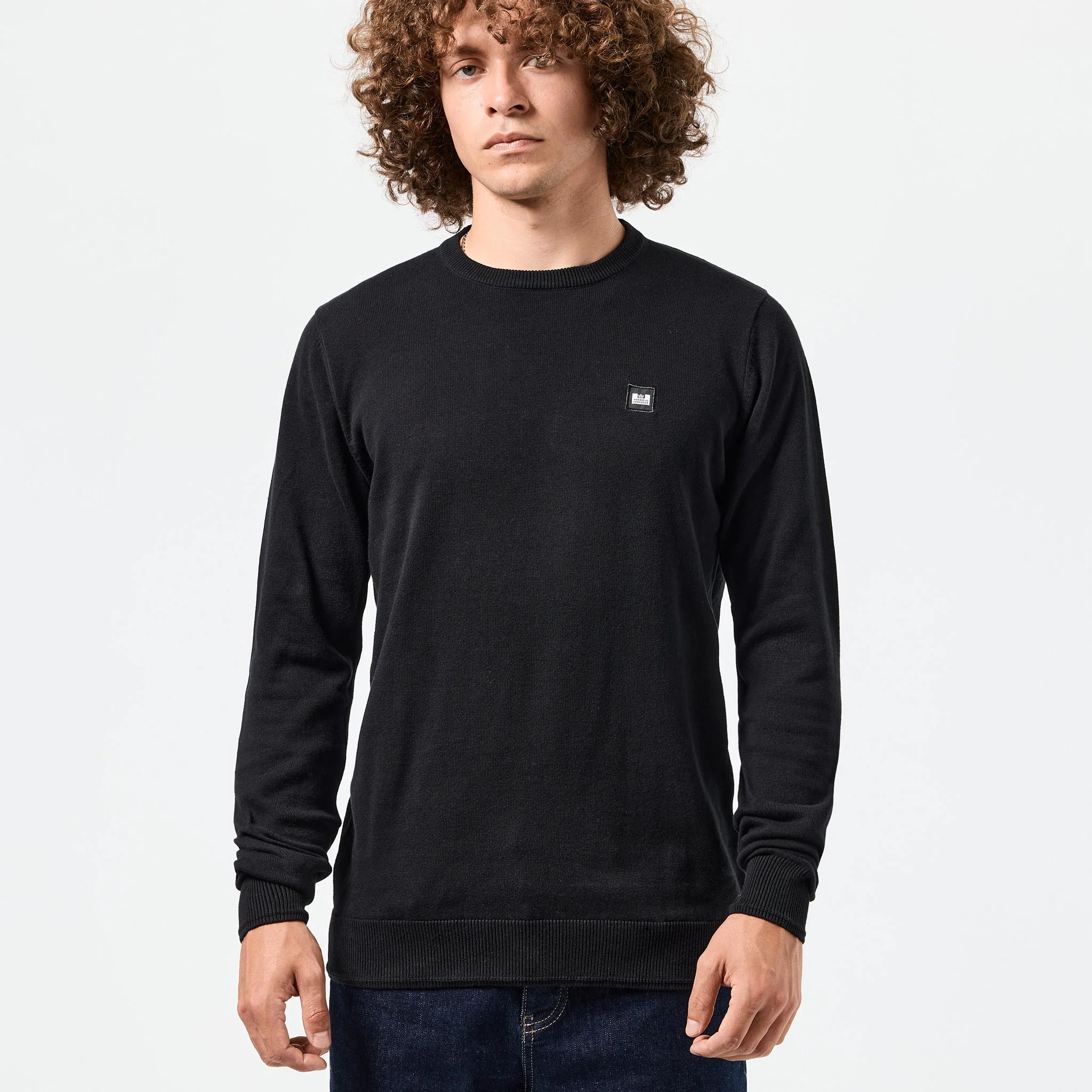 Weekend Offender Solace Knit Sweatshirt Black