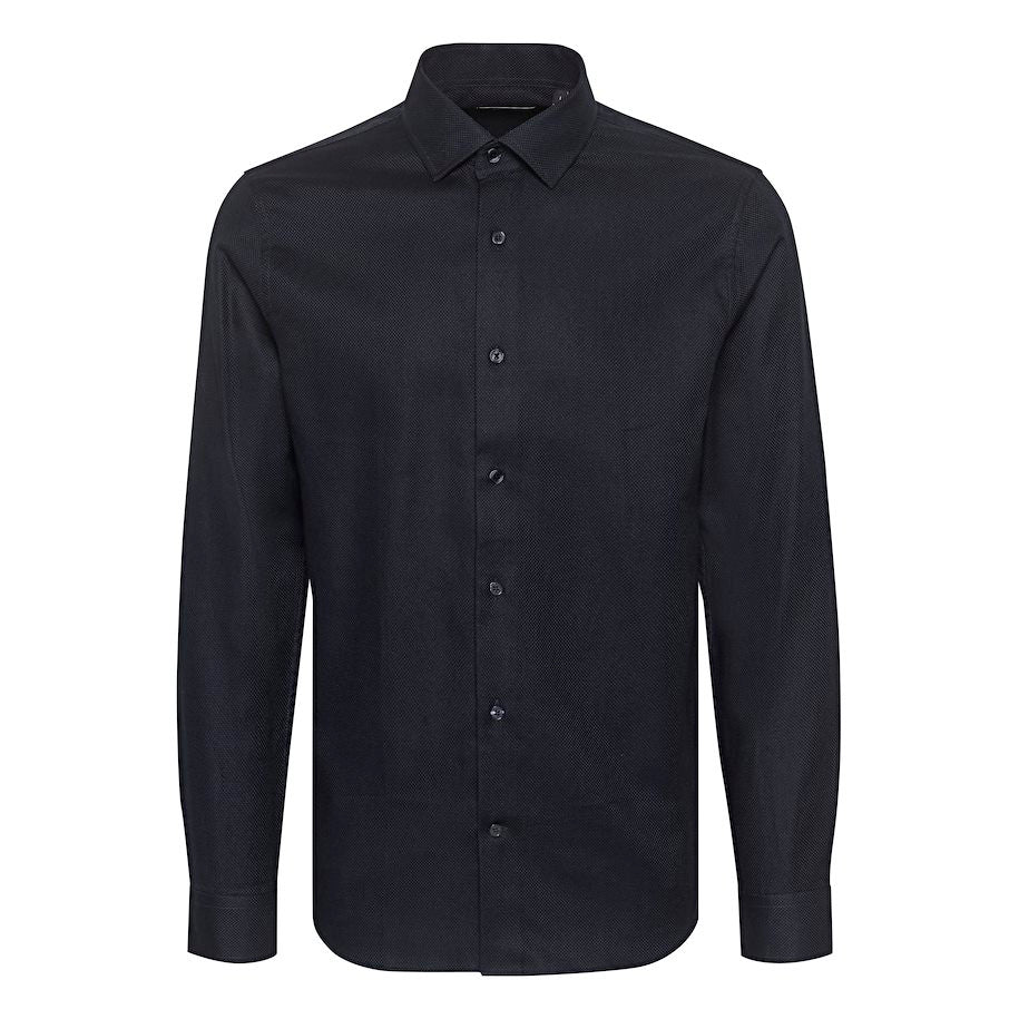 Matinique Textured Shirt Navy