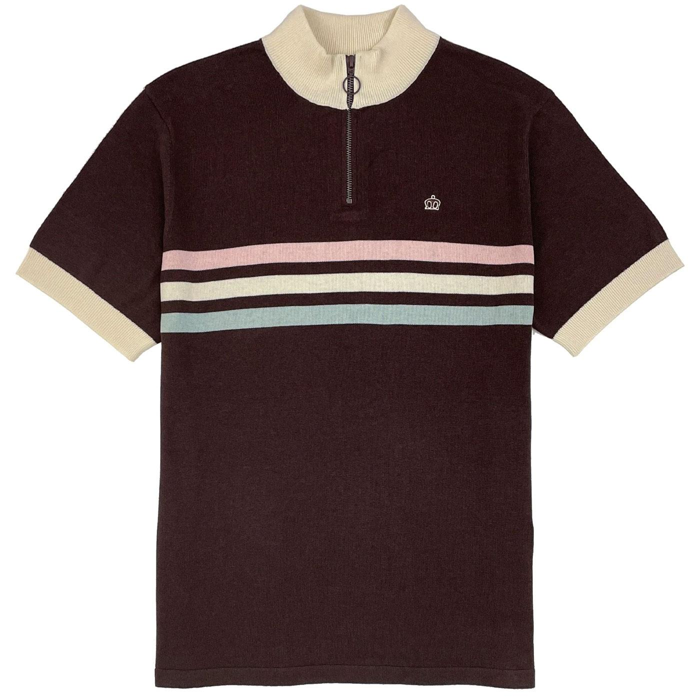 Merc London Brooke Knit Turtleneck Brown