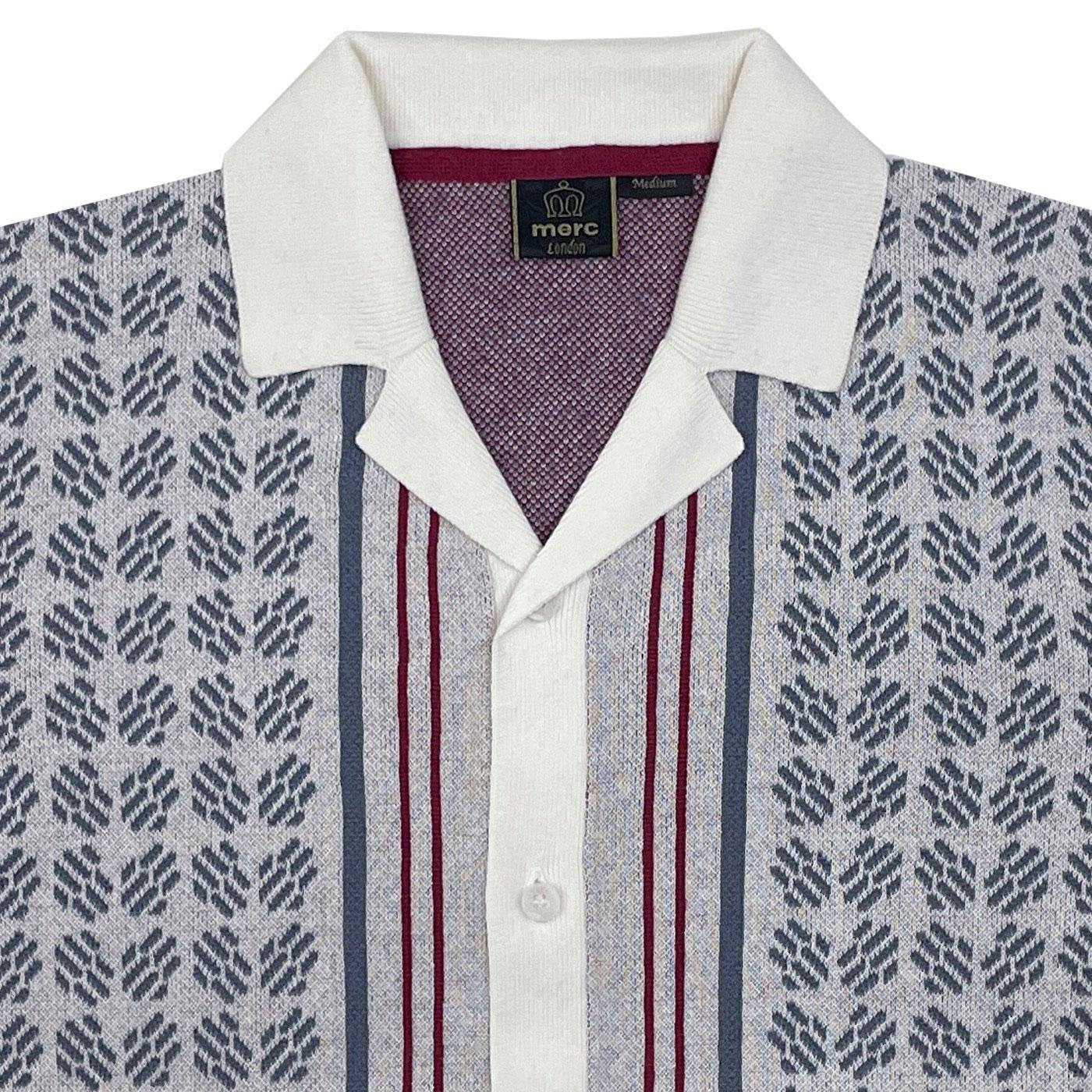 Merc London Dennis Knit Shirt Cream