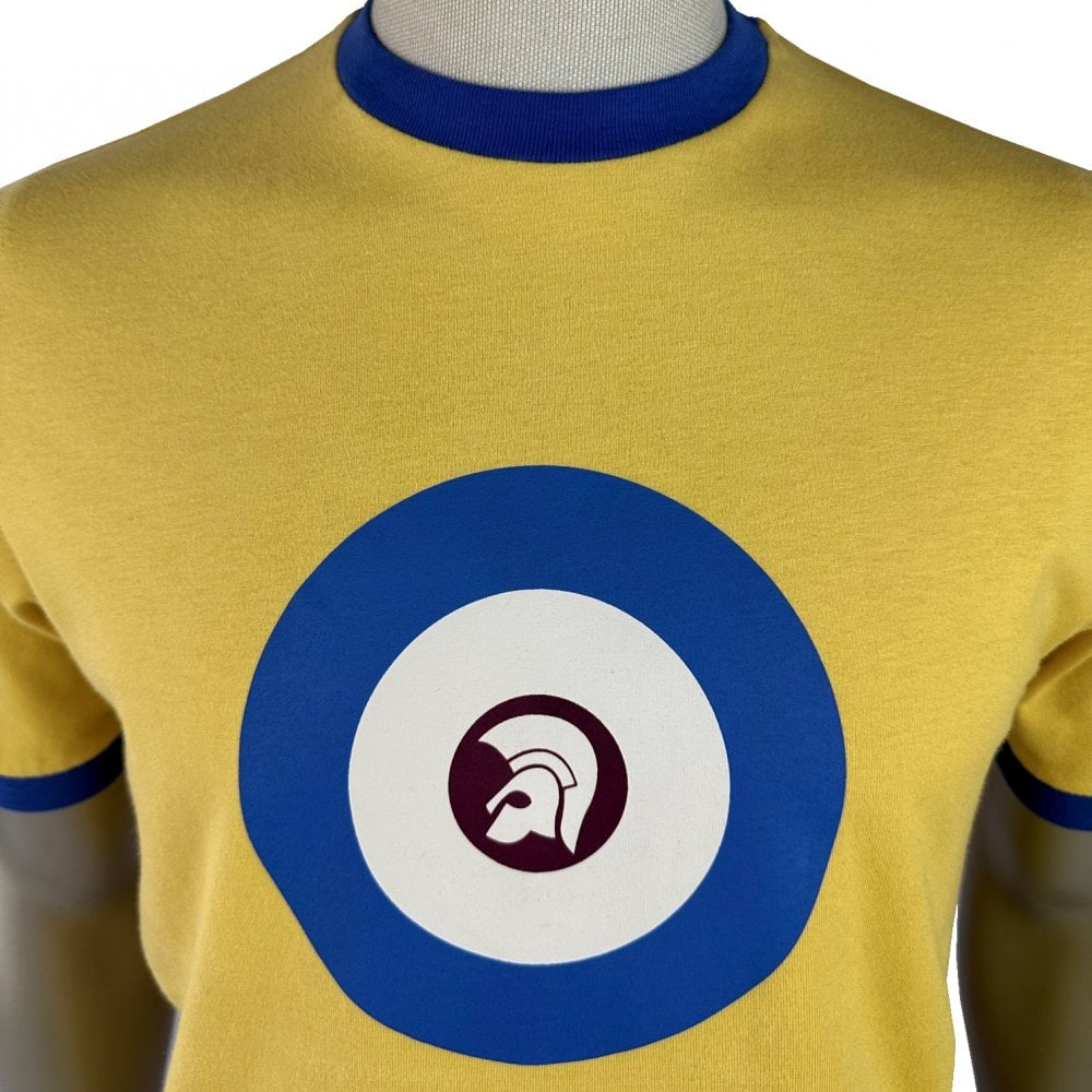 Trojan Target T-Shirt Yellow