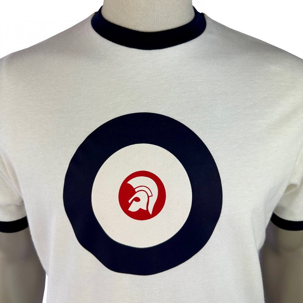 Trojan Target T-Shirt White