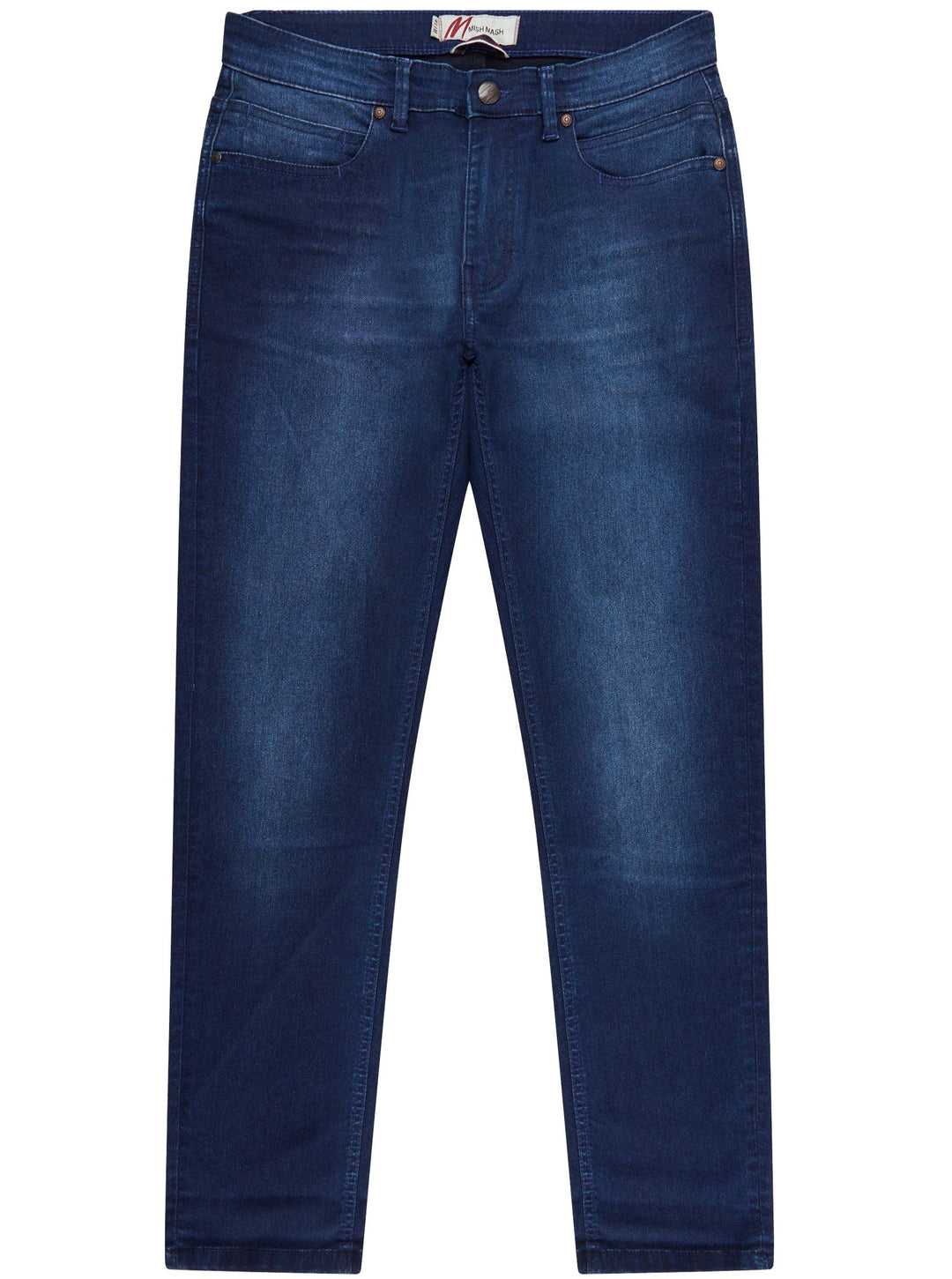 Mish Mash Tapered Fit Bradley Blue Jeans - Urban Menswear