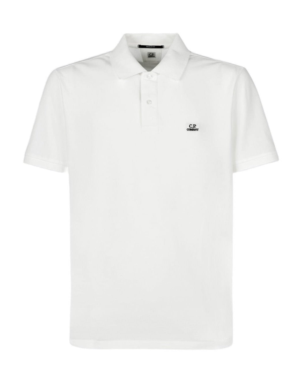 CP Company Regular Fit Polo Shirt White - Urban Menswear