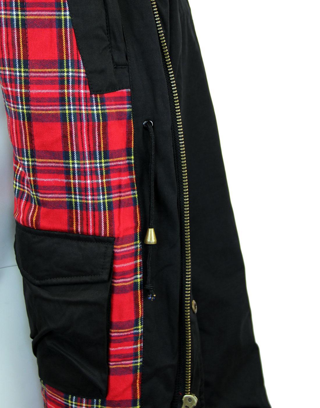 Merc London Tobias Fishtail Parka Black - Urban Menswear