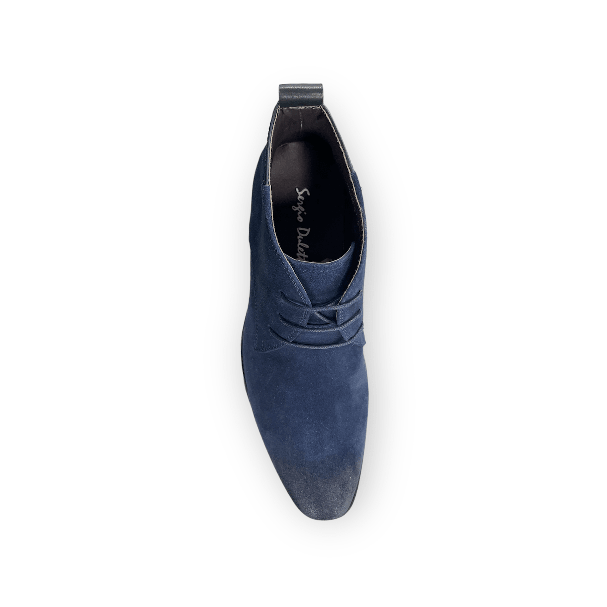 Sergio Duletti Ian Suede Leather Boots Navy - Urban Menswear