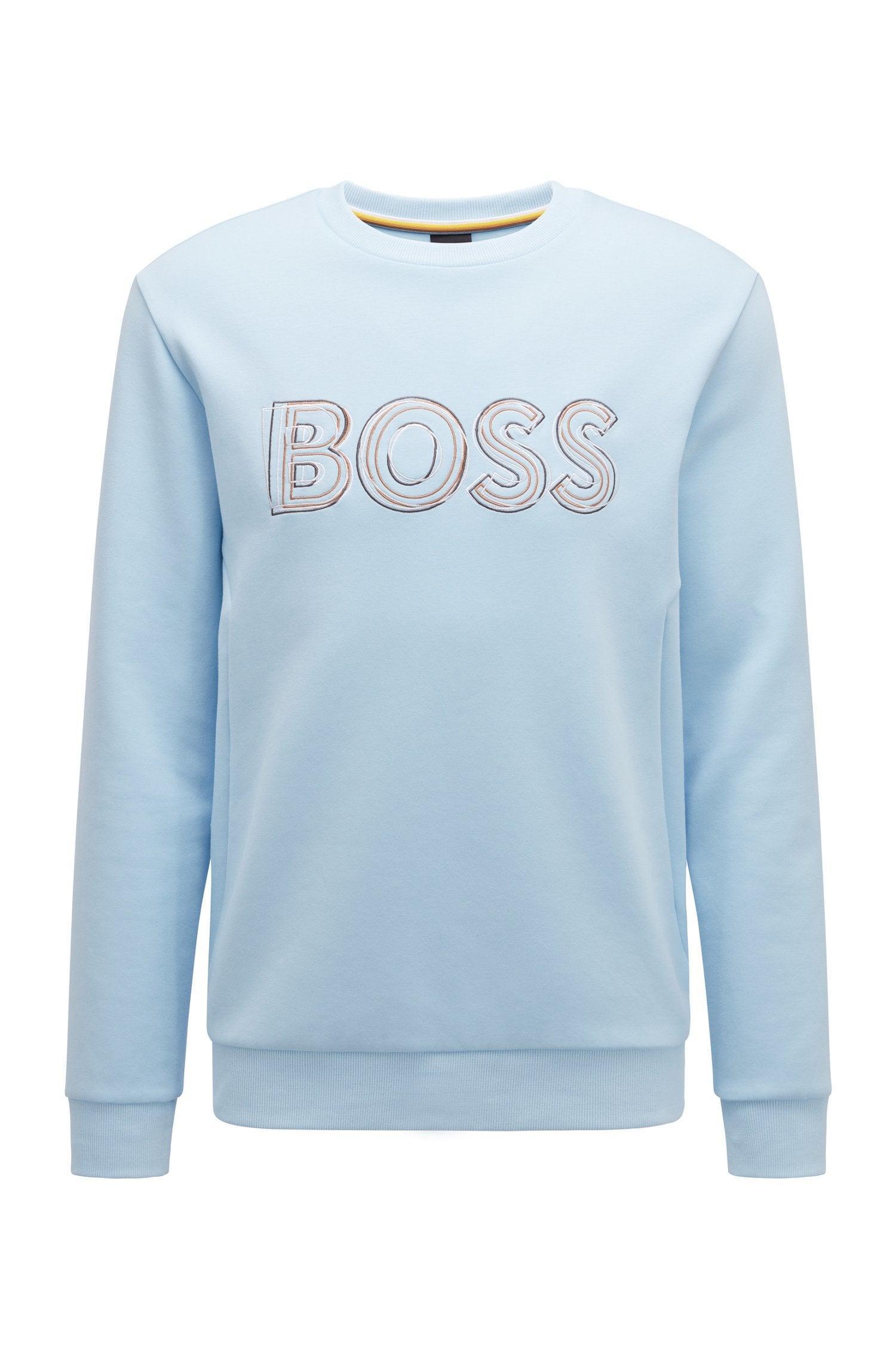 Koncession hende udarbejde Hugo Boss Salbo Sweatshirt - Light Blue - Men's – Urban Menswear