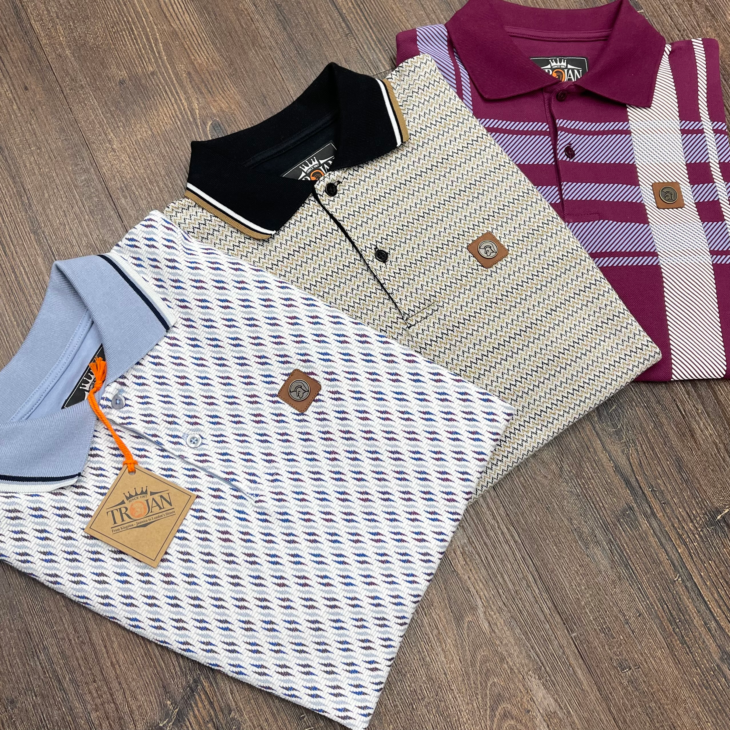 Men's 70s, 80s and Mod Polo Shirts at Urban Menswear